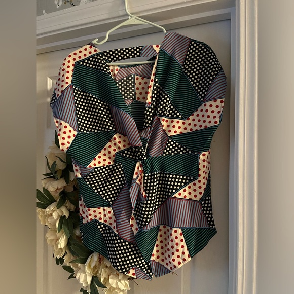 Multiple pattern blouse - Picture 2 of 2